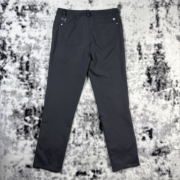 Puma Rickie Fowler 6 Pocket Pants Mens Size 34x34 Black performance Stretch‎ - Picture 2 of 11